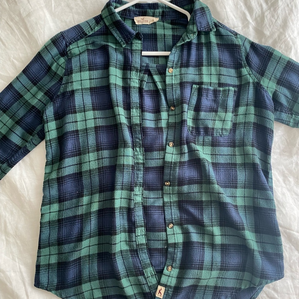 Hollister button-up Flannel Shirt